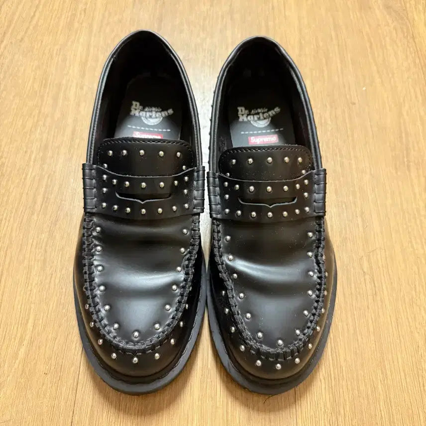 [BUNJANG] Supreme x Dr. Martens Studded Fenton Loafer Black 280 / 슈프림 닥터마틴 스터드 펜톤 로퍼 블랙 280