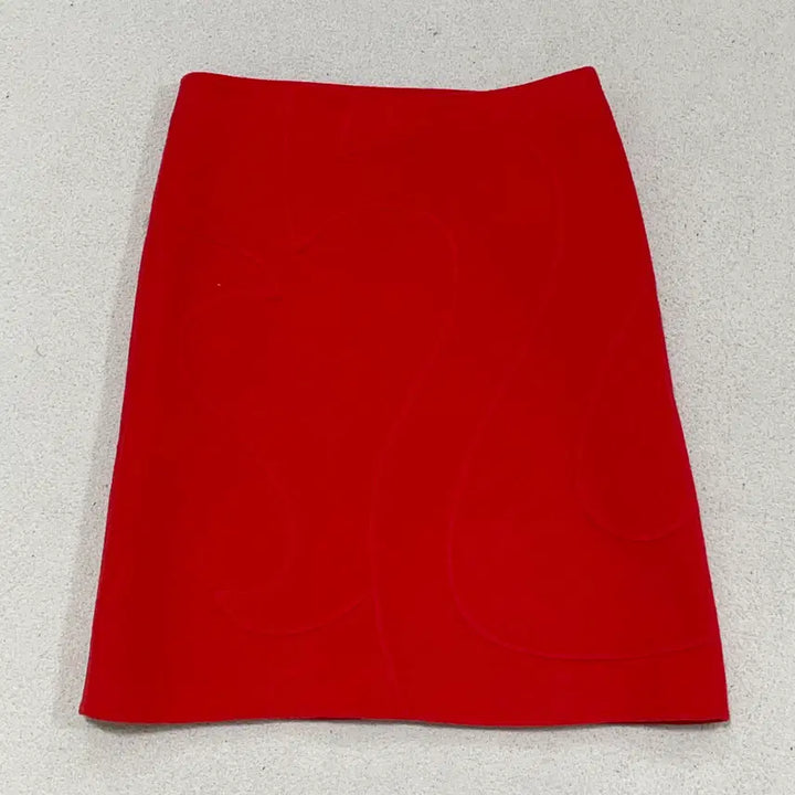 [BUNJANG] 64 Inch Wool Midi Skirt with 3D Pattern / 64 마인 입체 패턴 모직 미디 스커트 0506