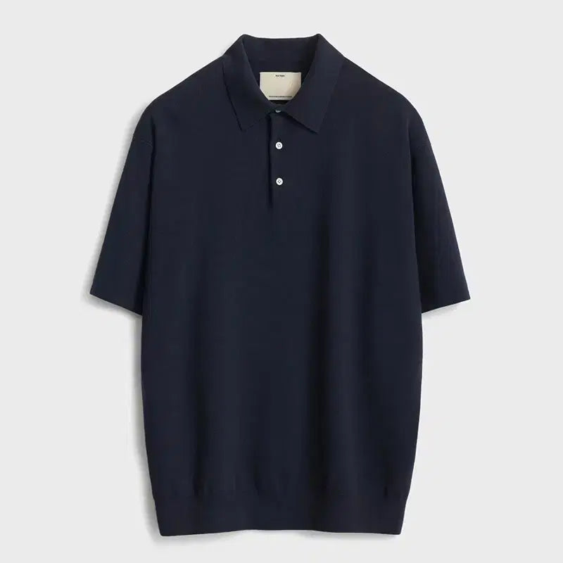 [BUNJANG] Pottery Comfort Polo Knit Half Sleeve Shirt / [새상품] 포터리 컴포트 폴로 니트