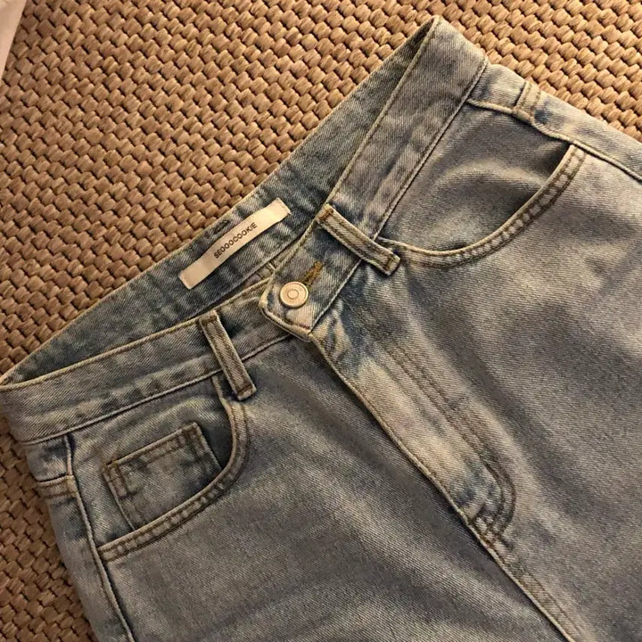 [BUNJANG] Seokooki Wide Denim Pants S Light Wash / 서쿠키 와이드 데님 S 연청