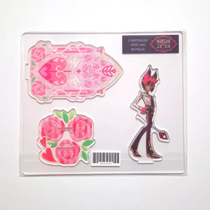[BUNJANG] Hazbin Hotel Alastor Valentine Acrylic Stand / 해즈빈호텔 알래스터 공식 발렌타인 아크릴 스탠드
