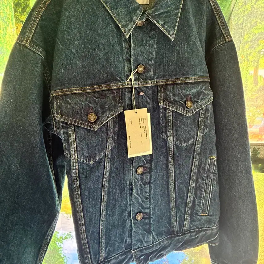 [BUNJANG] CIOTA 4 Pocket Denim Jacket Dark Blue Damage Size 42 / CIOTA(시오타) 4 pocket denim jacket