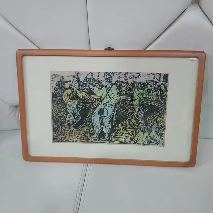 [BUNJANG] Korean Folk Painting Print Framed Art / 한국 민속화 풍속화 판화 액자