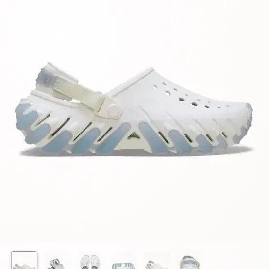 [BUNJANG] Crocs Echo RO Icy Clog Chalk / 크록스 에코 RO 아이시 클로그 초크
