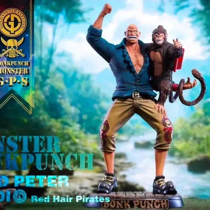 [BUNJANG] GPS Red-Haired Pirates Bonk Punch Resin Statue (Sealed) / [레진] gps 붉은머리해적단 봉크펀치 미개봉 판매
