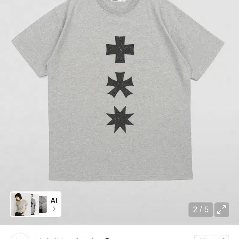 [BUNJANG] MY DEEP BLUE MEMORIES MM THREE LOGO T-SHIRT / 마이딥블루메모리즈 반팔 MM THREE LOGO T-SHIRTS