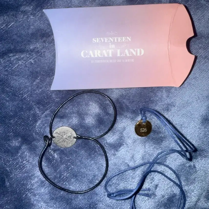 [BUNJANG] SEVENTEEN Caratland Fanmeeting Bundle Set Bracelet &amp; Necklace / 세븐틴 캐럿랜드 팬미팅 팔찌, 목걸이 (일괄)