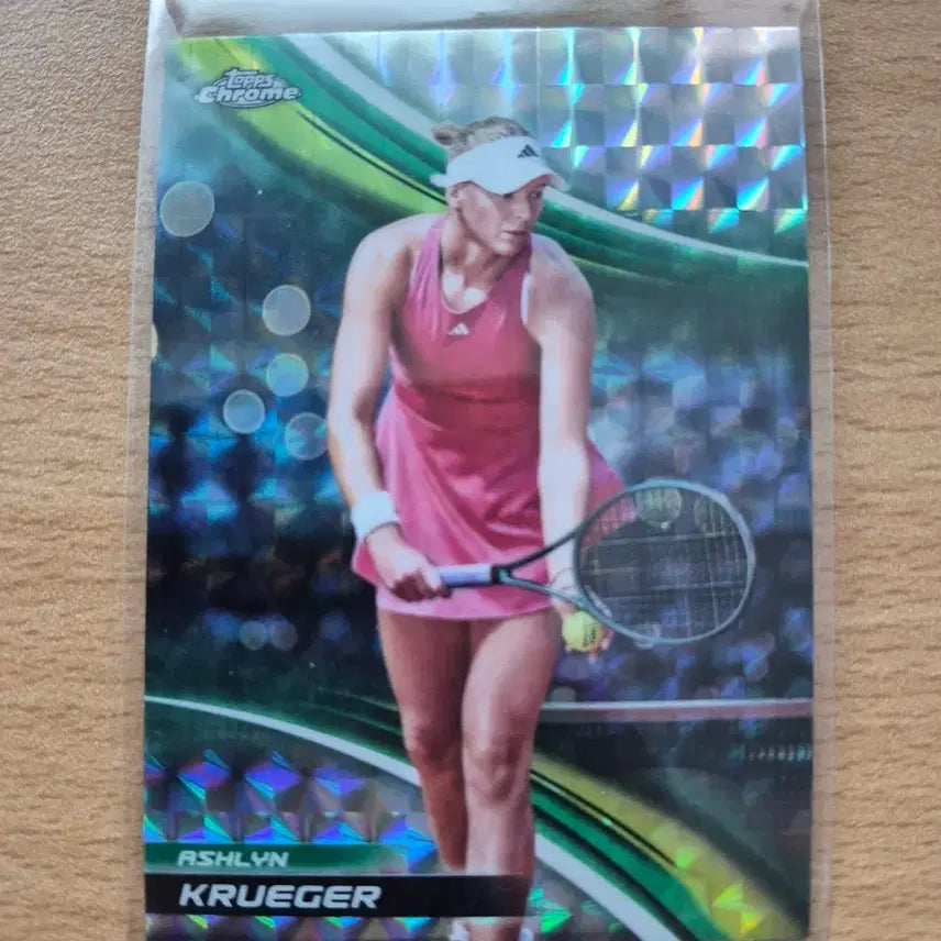 [BUNJANG] TopChrome Tennis Ashlyn Krueger Geometric Reflector Card / 2025 탑스크롬 테니스 애슐린 크루거 지오메트릭 리프렉터카드