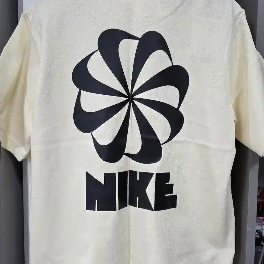 [BUNJANG] Nike Logo Short Sleeve T-Shirt Ivory / (상태최상)나이키 로고 반팔 티셔츠 아이보리