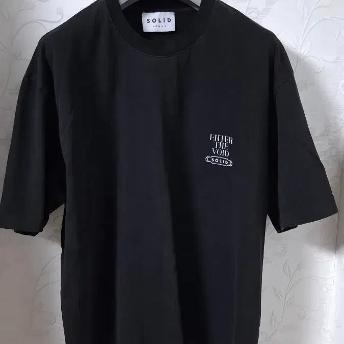 [BUNJANG] Solid Homme Premium Graphic T-Shirt Black (2023 Model) / (정품) 솔리드옴므 프리미엄 그래픽 반팔티 110 23년식 초A급