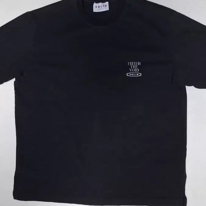 [BUNJANG] Solid Homme Premium Graphic T-Shirt Black (2023 Model) / (정품) 솔리드옴므 프리미엄 그래픽 반팔티 110 23년식 초A급