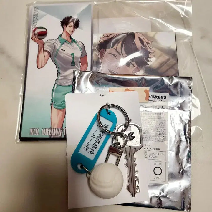[BUNJANG] Haikyuu!! Aoba Johsai (Seijoh) Practice Room Keyring / (새상품) 하이큐 세이죠 아오바죠사이 부실키링