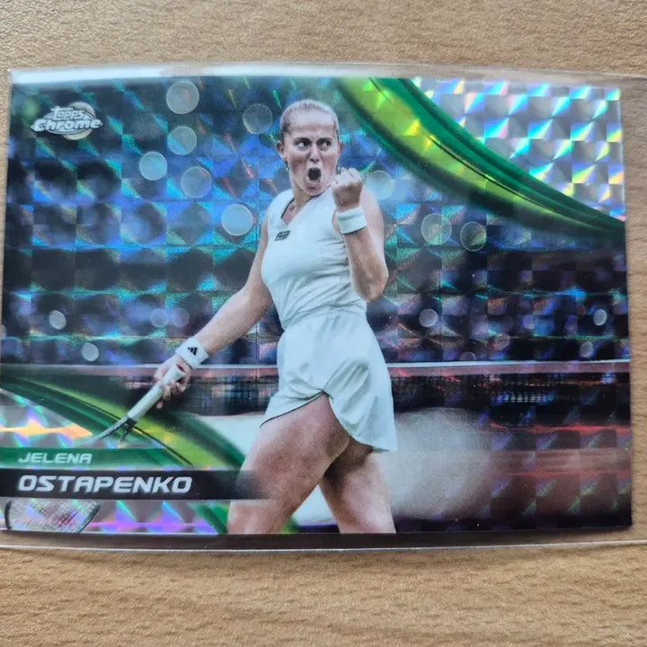 [BUNJANG] 2025 Top Chrome Tennis Elena Rybakina Geometric Refractor Card / 2025 탑스크롬 테니스 엘레나 오스타펜코 지오메트릭 리프렉터카드