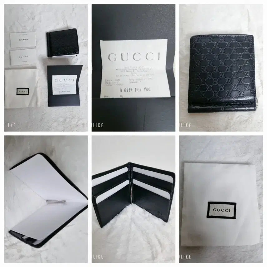 [BUNJANG] Gucci Micro Guccissima Bi-fold Wallet / 구찌 마이크로시마 머니클립 반지갑 (정품)