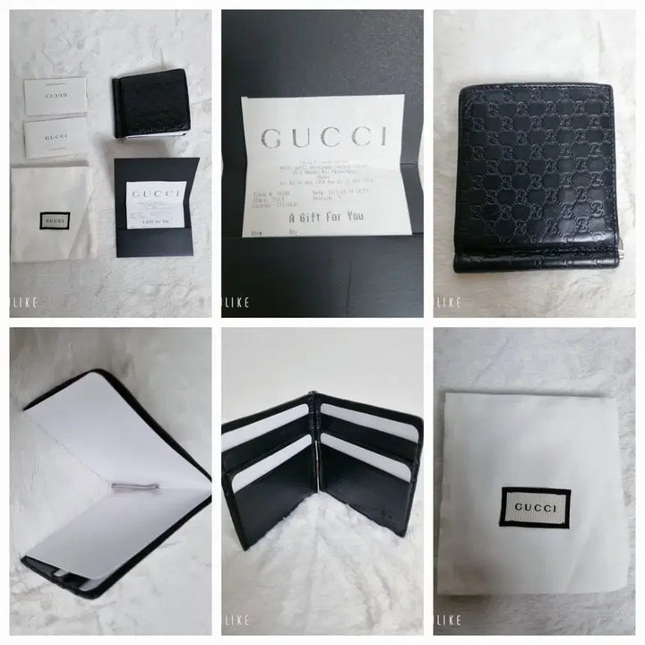 [BUNJANG] Gucci Micro Guccissima Bi-fold Wallet / 구찌 마이크로시마 머니클립 반지갑 (정품)