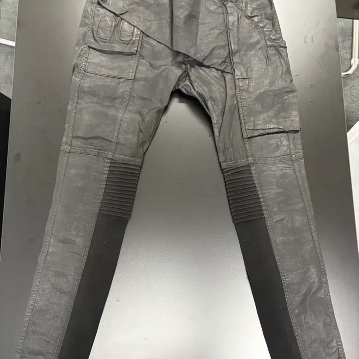 [BUNJANG] Rick Owens Memphis Jeans Wax Coated Front Panel Size 34 / [새상품] 릭오웬스 멤피스진 왁스 코팅 앞가리개 34