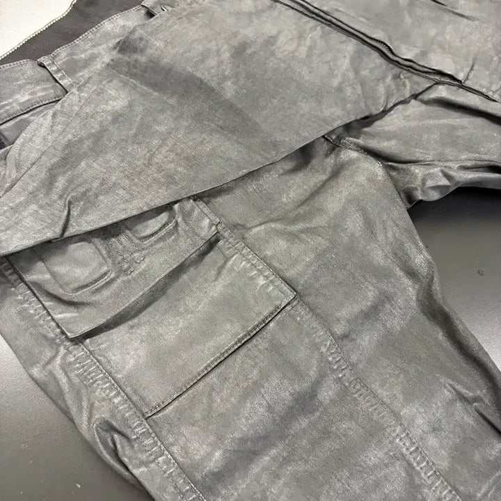[BUNJANG] Rick Owens Memphis Jeans Wax Coated Front Panel Size 34 / [새상품] 릭오웬스 멤피스진 왁스 코팅 앞가리개 34