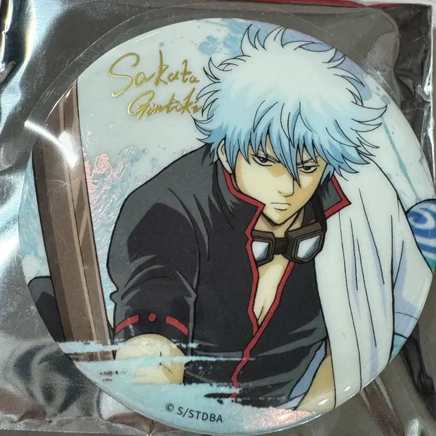 [BUNJANG] Gintama Gintoki Chugoku Shop Special Edition Can Badge / 은혼 긴토키 중프샵 특전 캔뱃지 판매