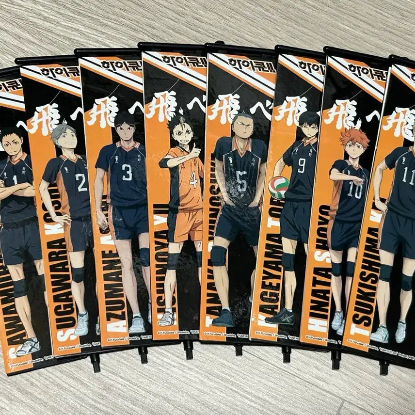 [BUNJANG] Haikyuu!! Character Mini Banner Set (8 Types) / 하이큐 캐릭터 미니 배너 8종