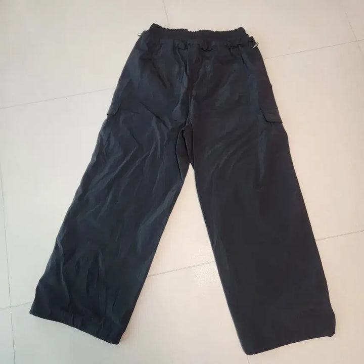 [BUNJANG] Ozsécon Black Wide Cargo Pants Size 67 / 오즈세컨 블랙 와이드 바스락 카고 팬츠 67