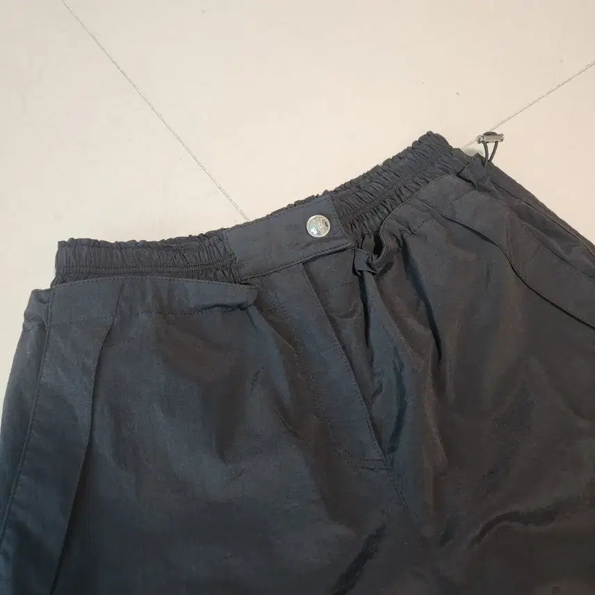 [BUNJANG] Ozsécon Black Wide Cargo Pants Size 67 / 오즈세컨 블랙 와이드 바스락 카고 팬츠 67