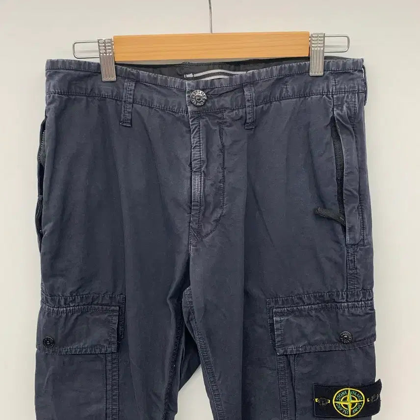 [BUNJANG] Stone Island Washed Utility Cargo Pants / 22시즌 스톤아일랜드 워시드 유틸리티 카고팬츠