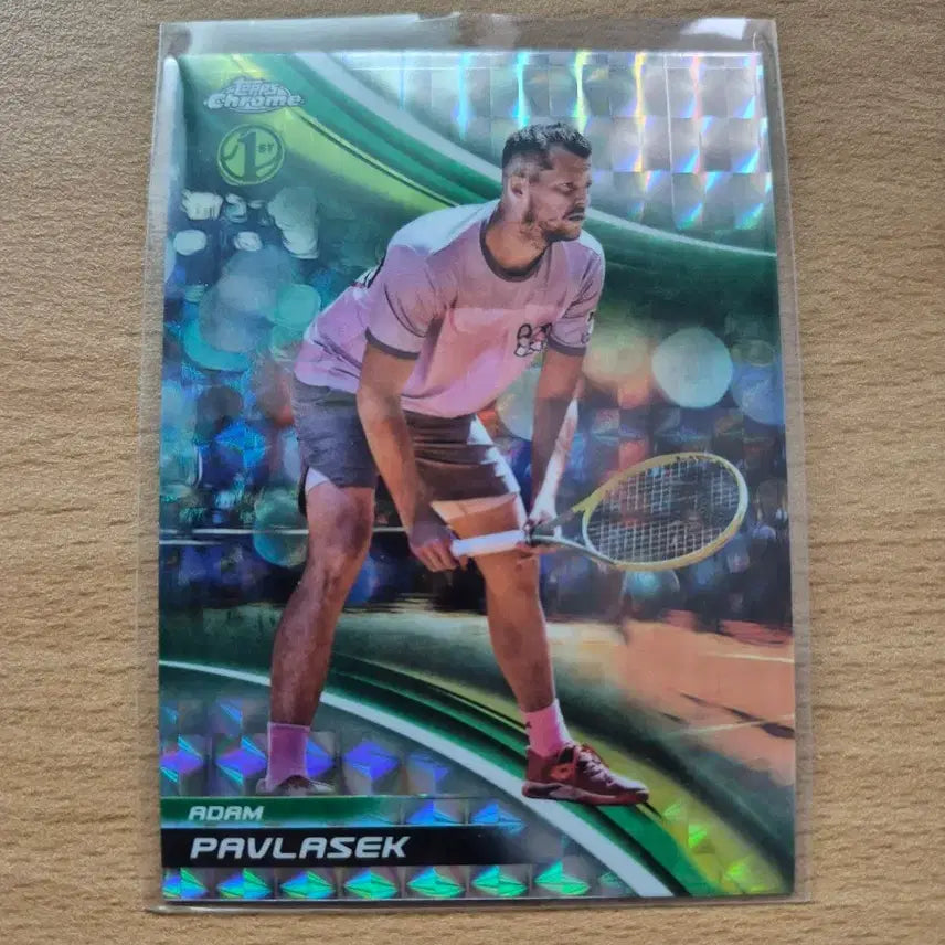 [BUNJANG] 2025 Topps Chrome Tennis Adam Pavlasek First Geometric Refractor Card / 2025 탑스크롬 테니스 아담 파블라섹 퍼스트 지오메트릭 리프렉터카드