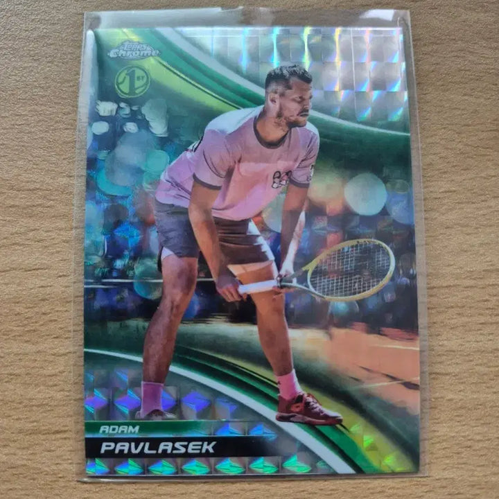 [BUNJANG] 2025 Topps Chrome Tennis Adam Pavlasek First Geometric Refractor Card / 2025 탑스크롬 테니스 아담 파블라섹 퍼스트 지오메트릭 리프렉터카드