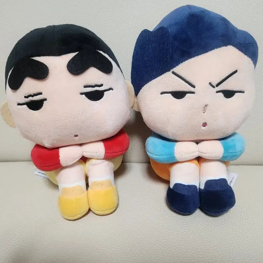 [BUNJANG] Crayon Shin-chan Chara-Pake Plush Set (Shin-chan, Kazama) / 일괄) 짱구는 못 말려 마치보케 인형 짱구,철수