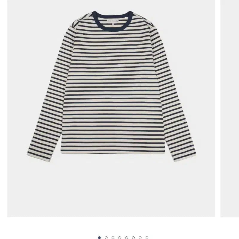 [BUNJANG] Merz b. Schwanen Striped Long Sleeve T-Shirt Size L / [L사이즈] 메르츠비슈바넨 스트라이프 긴팔 티셔츠
