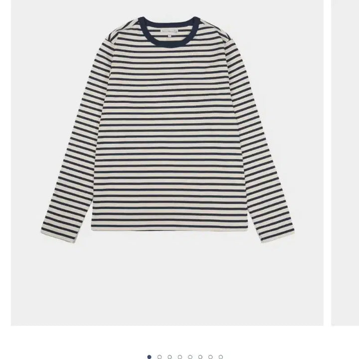 [BUNJANG] Merz b. Schwanen Striped Long Sleeve T-Shirt Size L / [L사이즈] 메르츠비슈바넨 스트라이프 긴팔 티셔츠