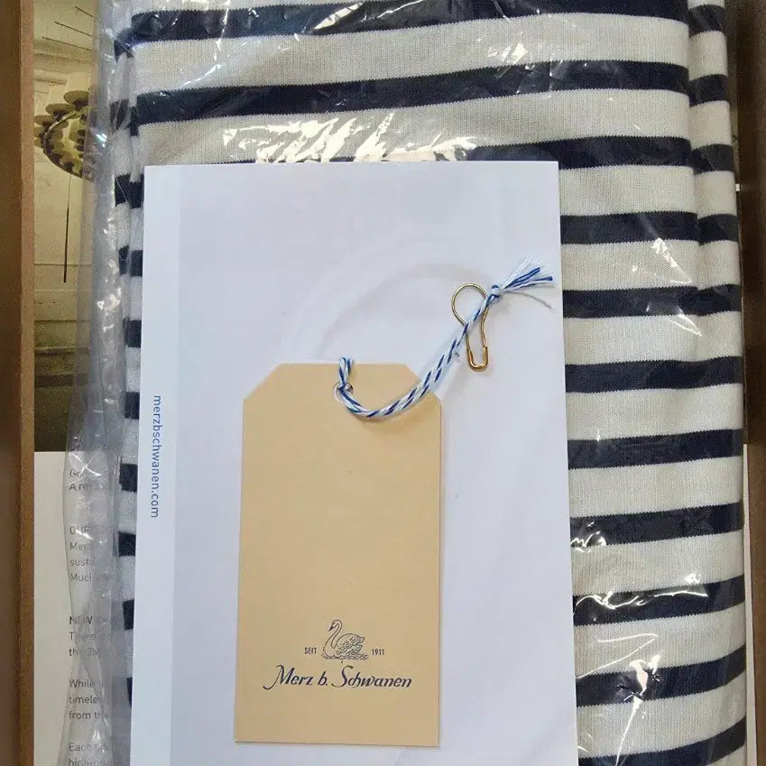 [BUNJANG] Merz b. Schwanen Striped Long Sleeve T-Shirt Size L / [L사이즈] 메르츠비슈바넨 스트라이프 긴팔 티셔츠
