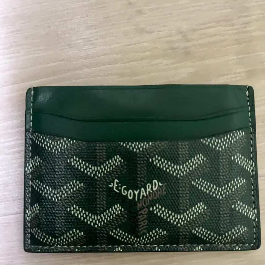 [BUNJANG] Goyard Saint Sulpice Card Holder Green / 고야드 카드지갑 그린