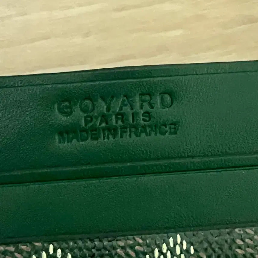 [BUNJANG] Goyard Saint Sulpice Card Holder Green / 고야드 카드지갑 그린