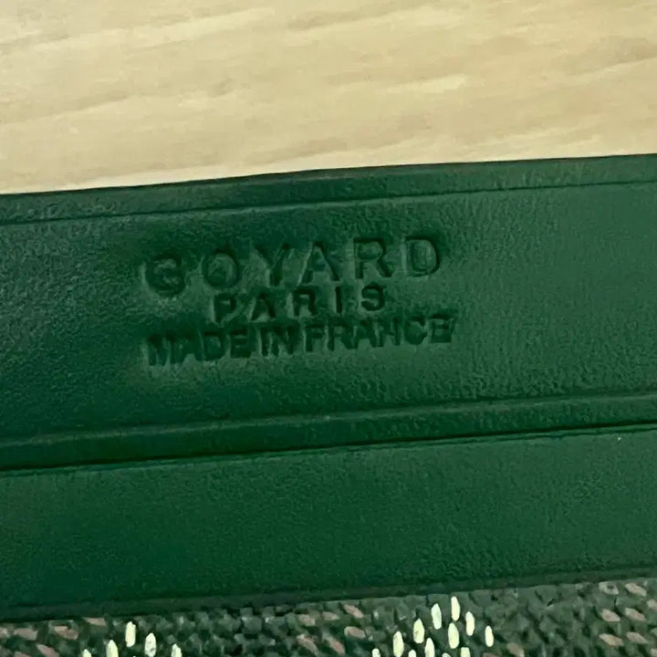 [BUNJANG] Goyard Saint Sulpice Card Holder Green / 고야드 카드지갑 그린