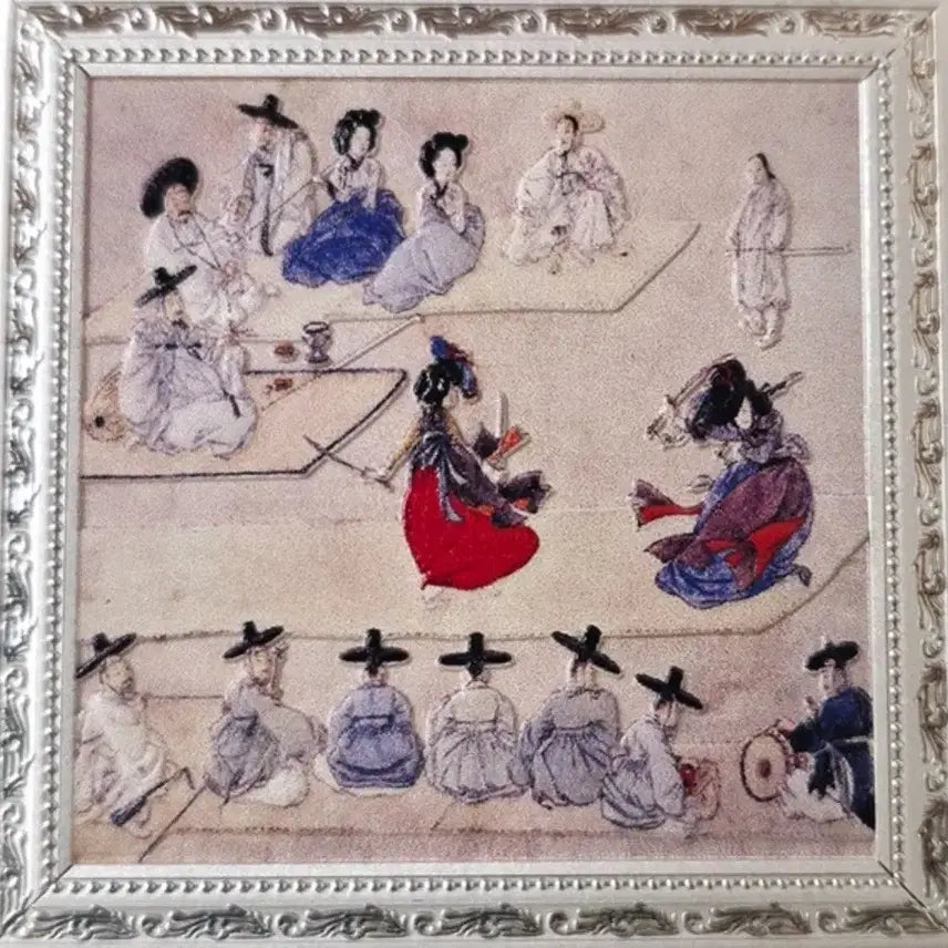 [BUNJANG] 2026 Samoa Shin Yun-bok Twin Sword Dance Color and Monochrome Silver Coins / 2026년 사모아 신윤복 쌍검대무 색채 은화