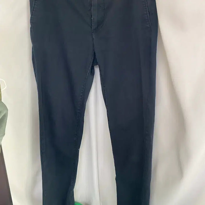[BUNJANG] ZARA MAN Basic Navy Slim Fit Chino Pants (EUR 44 / USA 34) / 자라맨 BASIC 네이비 슬림 치노 팬츠