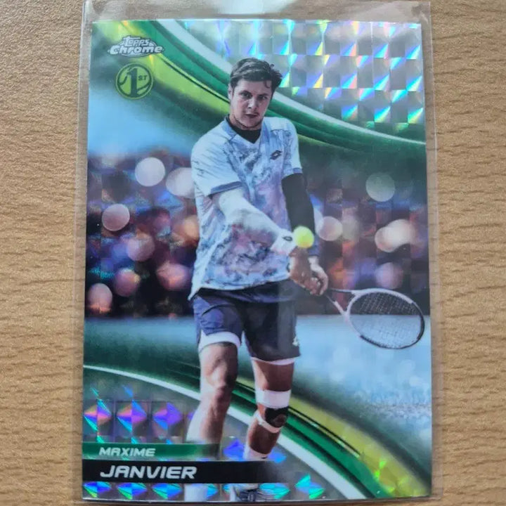 [BUNJANG] Maxime Jean-Pierre 2025 Tops Chrome Tennis First Geometric Refractor Card / 2025 탑스크롬 테니스 막심 장비에르 퍼스트 지오메트릭 리프렉터카드