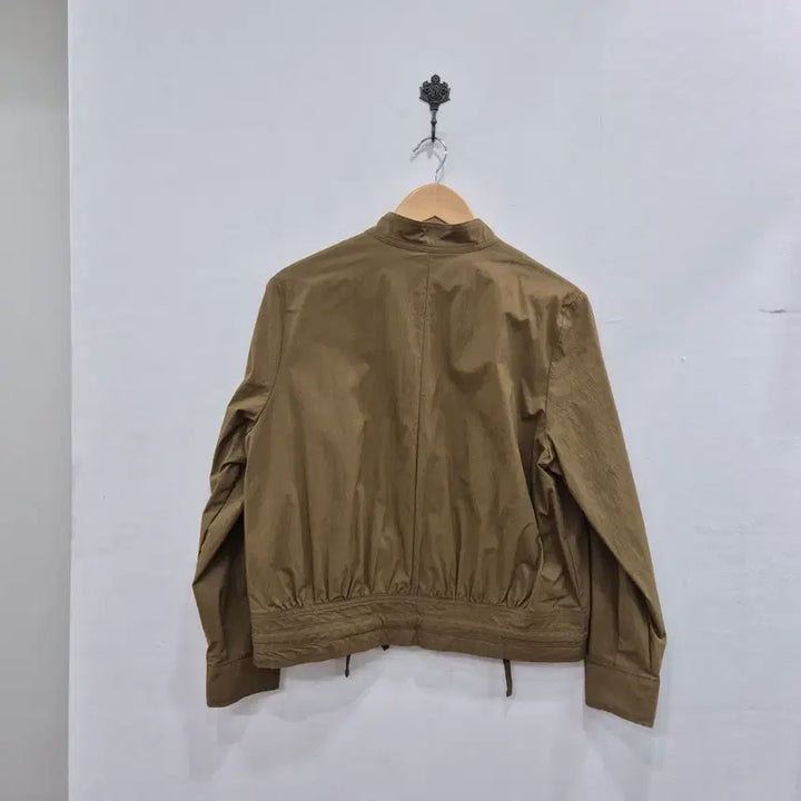 [BUNJANG] Khaki Button-Up Cropped Jacket / 카키색 버튼업 숏 간절기용 자켓