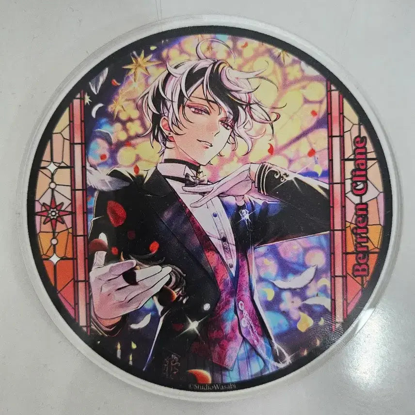 [BUNJANG] Akunehro Verian Kureian Acrylic Coaster &amp; Keyring Set / 아쿠네코 베리언 클라이안 아크릴 코스터, 키링