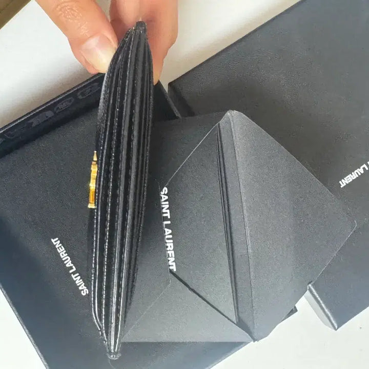 [BUNJANG] Saint Laurent Monogramme Card Holder Gilt / 생로랑 카드지갑 금장