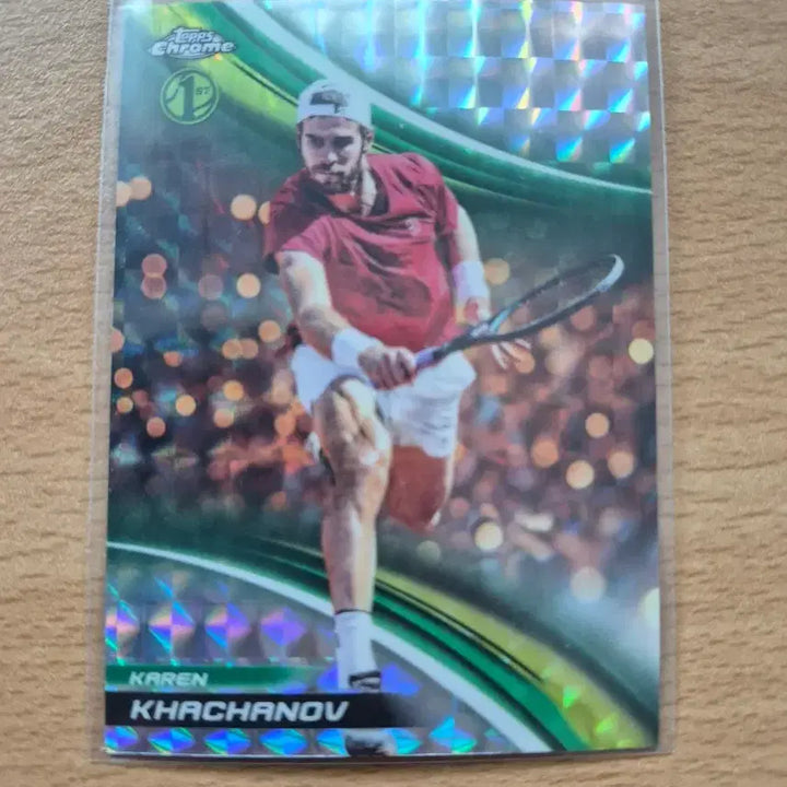 [BUNJANG] 2025 Tops Chrome Tennis Karen Khachanov First Geometric Refractor Card / 2025 탑스크롬 테니스 카렌 카차노프 퍼스트 지오메트릭 리프렉터카드