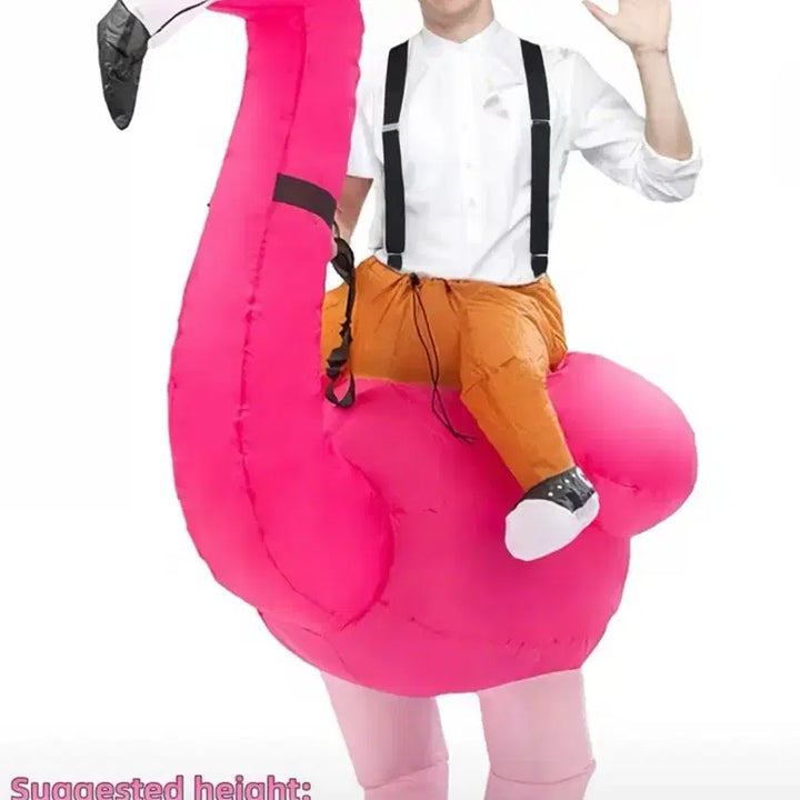 [BUNJANG] Flamingo Air Suit Costume / 졸업사진 - 플라밍고 에어슈트