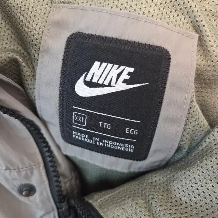 [BUNJANG] Nike Anorak Windbreaker Hooded Jacket Grey / 나이키 아노락 바람막이 후드 자켓 회색