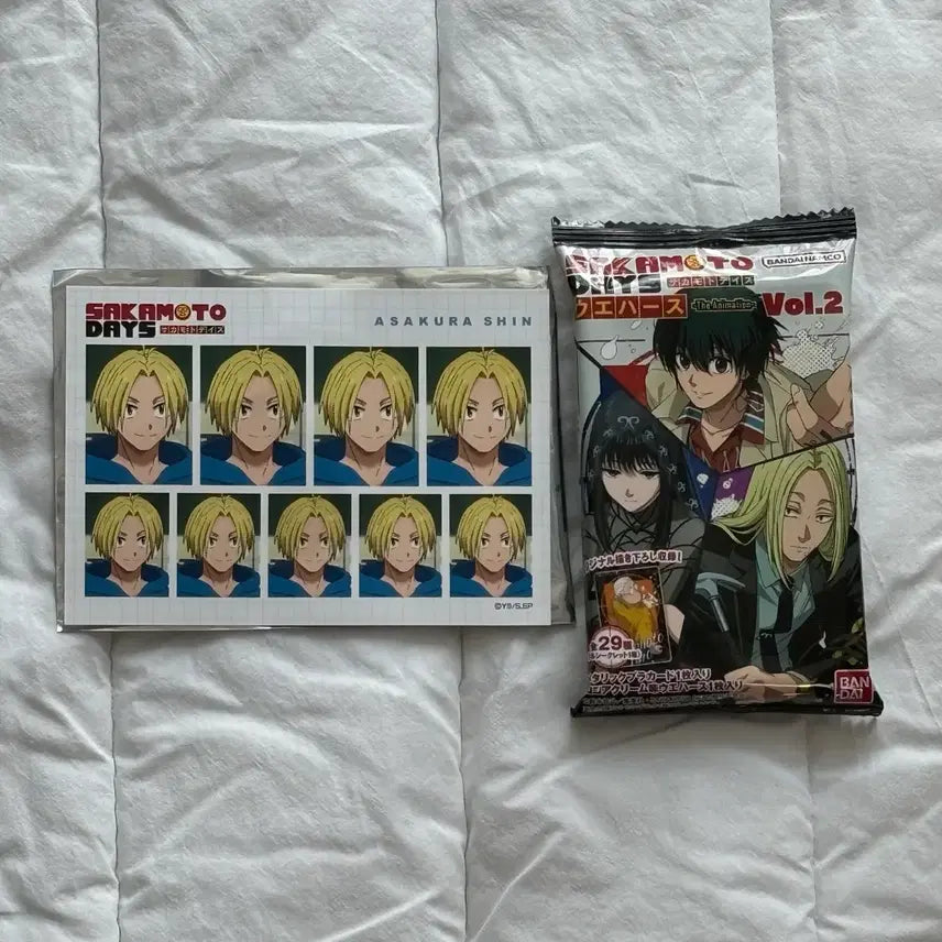 [BUNJANG] Sakamoto Days Asakura Shin Wafer Vol. 2 Set / 사카모토 데이즈 아사쿠라 신 + 웨하스 Vol.2 사카데이