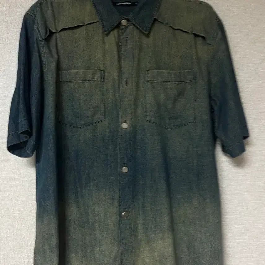 [BUNJANG] HAECHINGROOM Vented Shirt Denim Dark Blue Size 4 / 해칭룸 Vented Shirt Denim 4size
