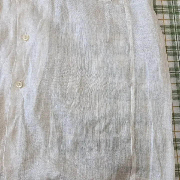 [BUNJANG] White Ramie Shirt Size 100 / 2ㅡ모시  셔츠ㅡ100
