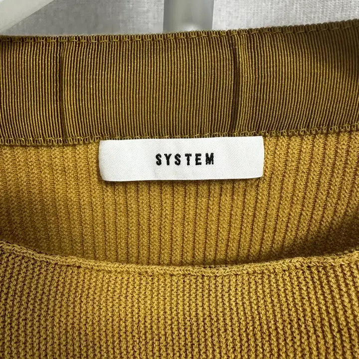 [BUNJANG] System Knit Short Sleeve Top 90 / 한섬 시스템 니트 반팔 90