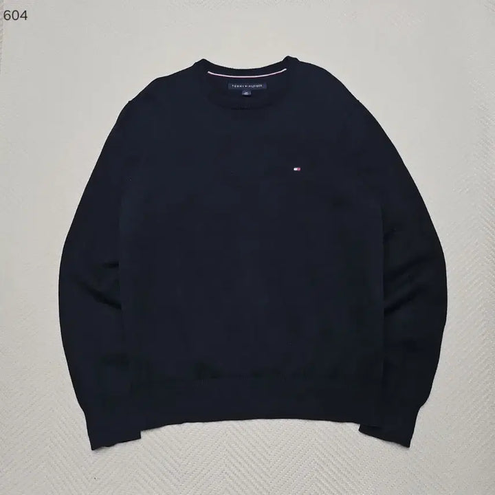 [BUNJANG] Tommy Hilfiger Basic Knit Navy / 타미힐피거 기본 니트 네이비 해외S