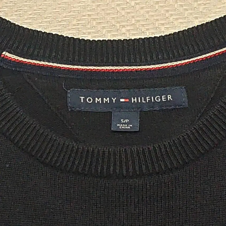 [BUNJANG] Tommy Hilfiger Basic Knit Navy / 타미힐피거 기본 니트 네이비 해외S